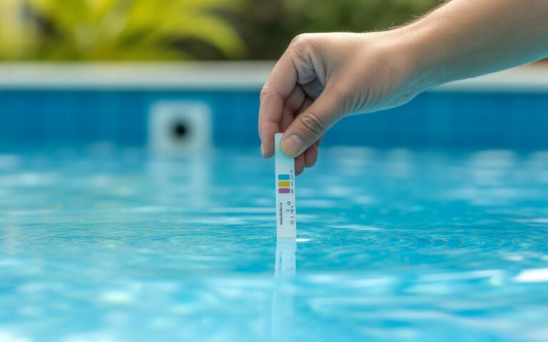 How to lower pH in swimming pool using pH reducer for clear, balanced water