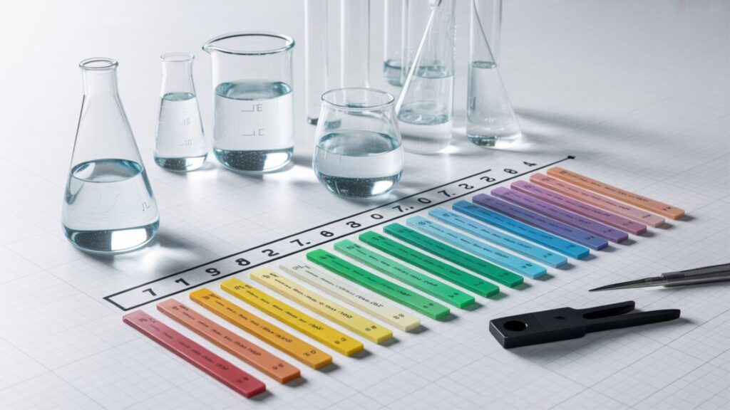 pH level adjustment chlorine relationship pool chemistry scale
