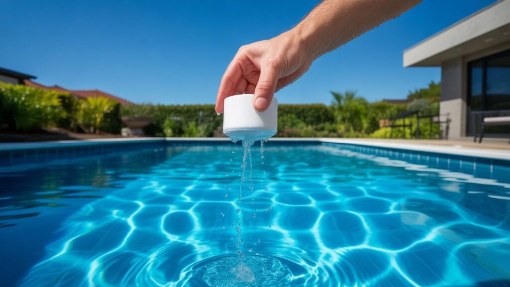 chlorine floater removal stop adding chlorine tablets sunlight help
