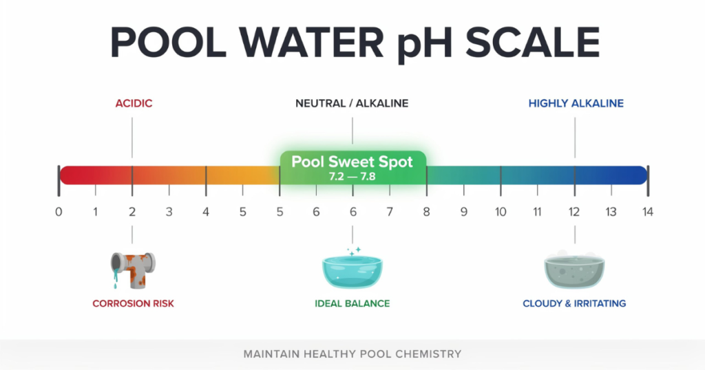 how to lower pool ph naturally