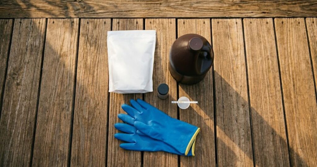 Pool chemicals for balancing pH and alkalinity before shocking
