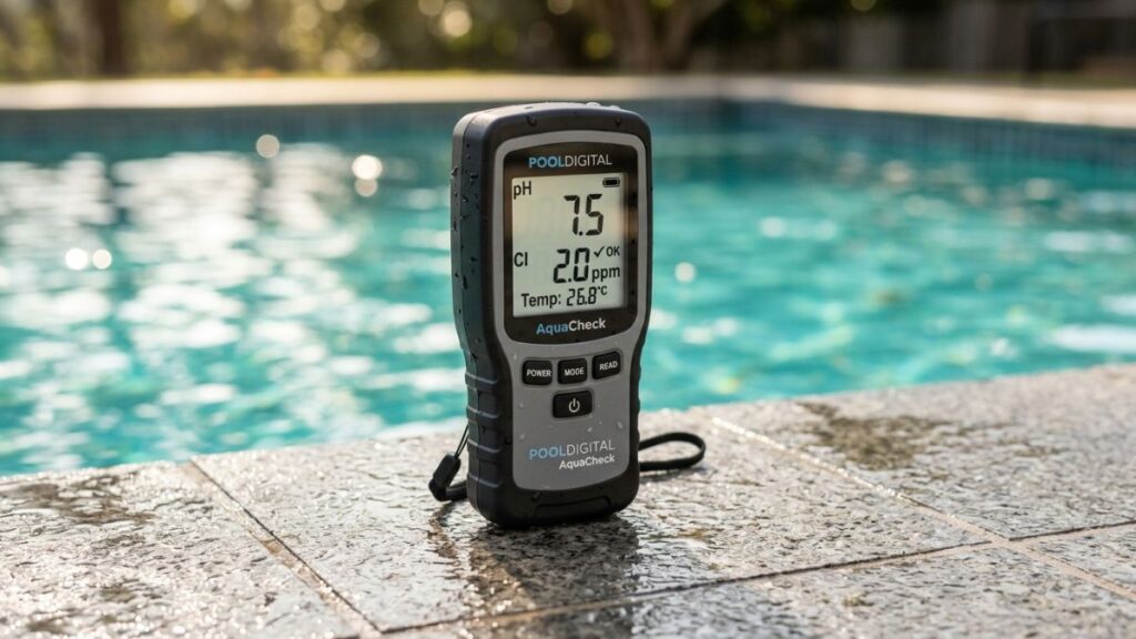 pool water burns eyes but chlorine is normal water testing
